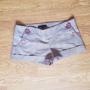 🇺🇸 Red Checked Sailor Side-Button Mini Short